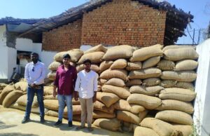 अवैध धान परिवहन एवं भंडारण पर कार्रवाई, 772 कट्टा धान जब्त