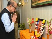 राज्यपाल श्री डेका ने राष्ट्रपिता महात्मा गांधी को दी श्रद्धांजलि
