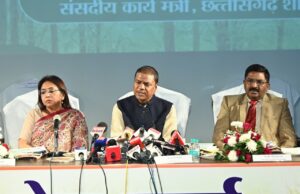 सहकारिता मंत्री श्री केदार कश्यप की पत्रकार वार्ता