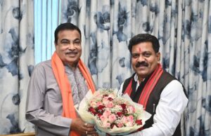 केंद्रीय परिवहन मंत्री श्री नितिन गडकरी से मिले उपमुख्यमंत्री श्री विजय शर्मा