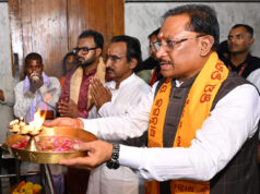 मुख्यमंत्री श्री विष्णु देव साय ने जगन्नाथ मंदिर में की पूजा-अर्चना