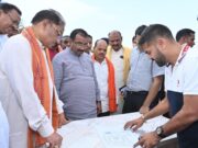 निर्माणाधीन नालंदा परिसर का मुख्यमंत्री श्री साय ने किया निरीक्षण: गुणवत्तापूर्ण एवं समय-सीमा में कार्य पूर्ण करने के दिए निर्देश