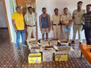 ओडिसा की बीयर-व्हिस्की समेत 96 लीटर से ज्यादा शराब जब्त