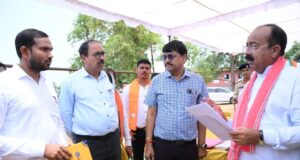 उप मुख्यमंत्री श्री अरुण साव का बस्तर में निर्माण कार्यों का निरीक्षण जारी
