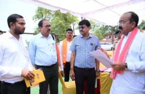 उप मुख्यमंत्री श्री अरुण साव का बस्तर में निर्माण कार्यों का निरीक्षण जारी