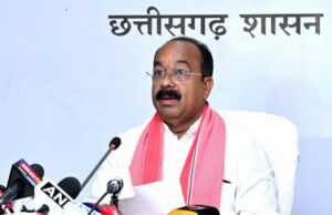 उप मुख्यमंत्री श्री अरुण साव ने कैबिनेट की बैठक में लिए गए निर्णयों की जानकारी दी