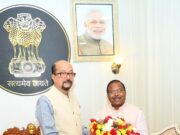 राज्यपाल श्री डेका से कृषि मंत्री श्री नेताम ने की भेंट