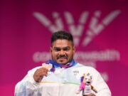 वित्त मंत्री श्री ओपी चौधरी ने कॉमनवेल्थ गेम्स 2026 में कांस्य पदक विजेता झंडू कुमार को दी बधाई