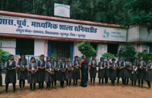 एक पेड़ माँ के नाम अभियान के तहत विद्यार्थियों ने दिया पर्यावरण संरक्षण का संदेश