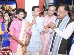 मुख्यमंत्री निवास में गरबा महोत्सव की धूम, भक्ति और उल्लास के रंग में रंगा आयोजन