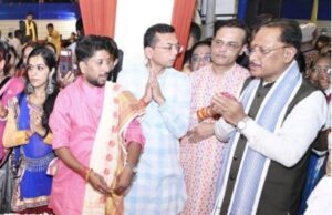 मुख्यमंत्री निवास में गरबा महोत्सव की धूम, भक्ति और उल्लास के रंग में रंगा आयोजन