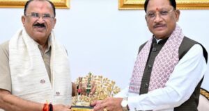 मुख्यमंत्री श्री विष्णु देव साय से राजस्थान विधानसभा अध्यक्ष श्री वासुदेव देवनानी ने की सौजन्य भेंट