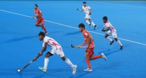 छत्तीसगढ़ हॉकी लीग का दूसरा दिन : मैनपाट टाइटन्स और बैलाडिला बुल्स के बीच मुकाबला 3-3 से ड्रॉ