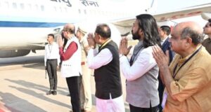 राष्ट्रपति द्रौपदी मुर्मु छत्तीसगढ़ प्रवास के पश्चात रायपुर से हुईं रवाना